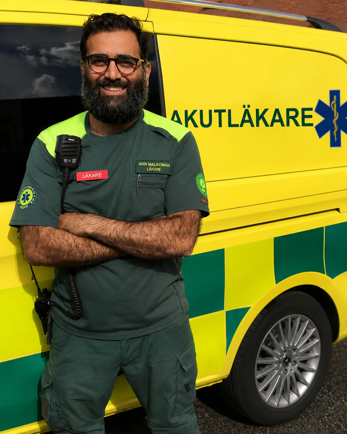 Arin Malkomian, läkare och instruktör hos Rescue Medical Training